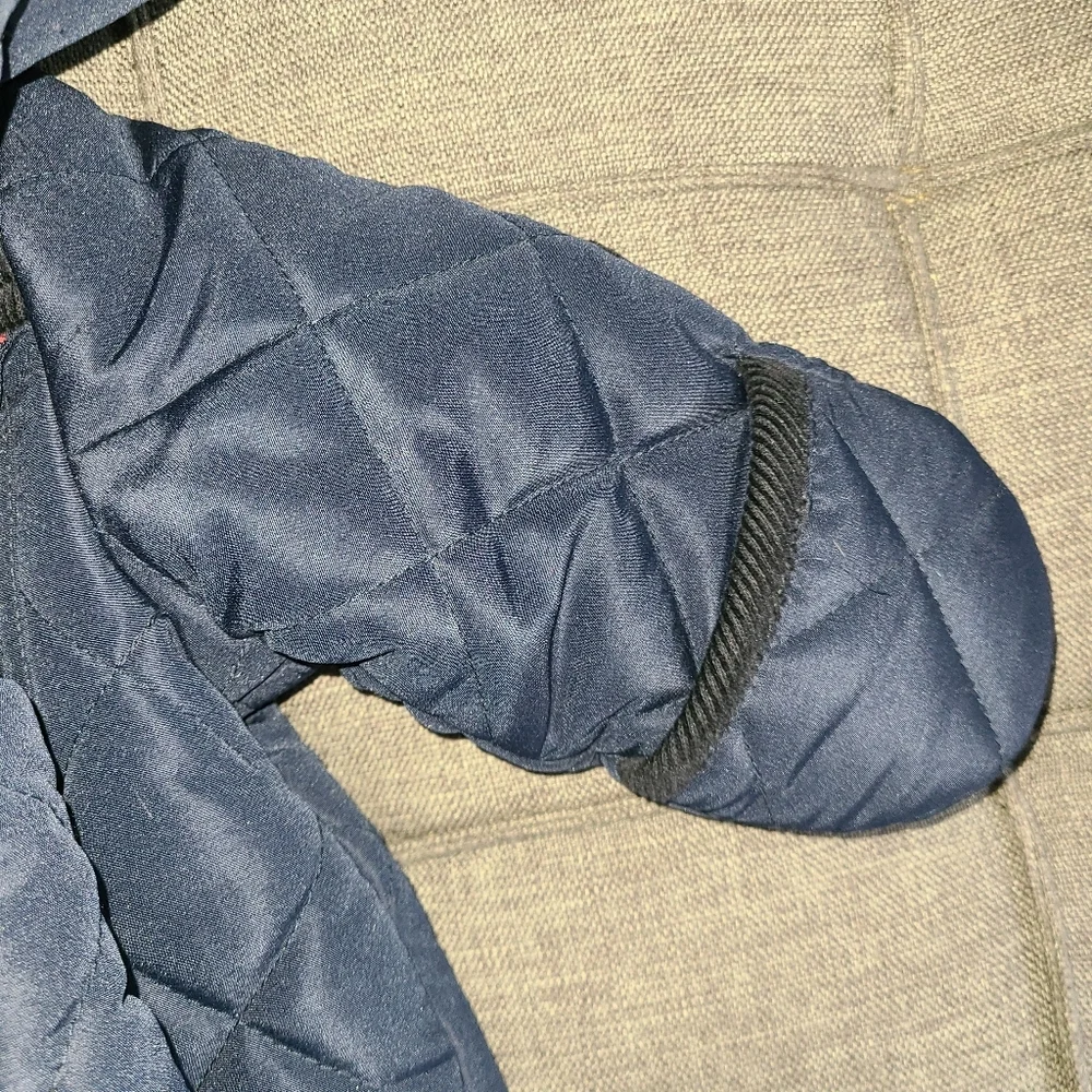 Rothschild Snowsuit 6/9M‎ Infant Winter Suit Navy Blue lined Flannel hood - Picture 14 of 16